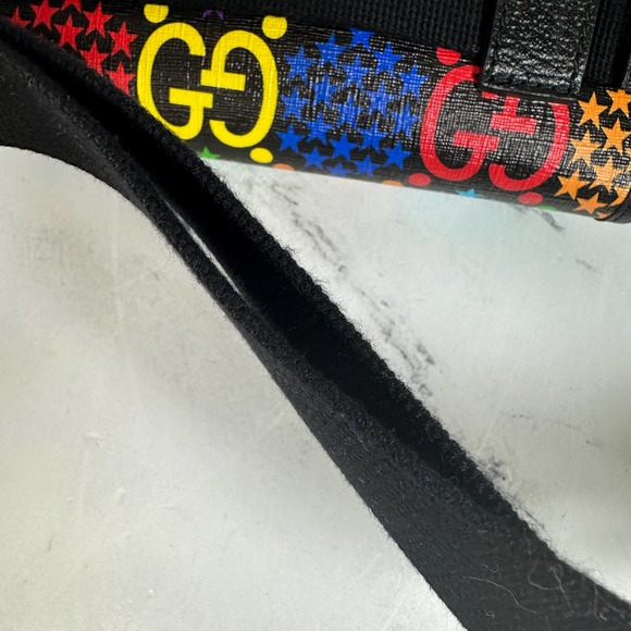 Gucci Psychedelic Belt Bag GG Supreme Monogram Crossbody Bumbag Slim Multicolor - Picture 11 of 16